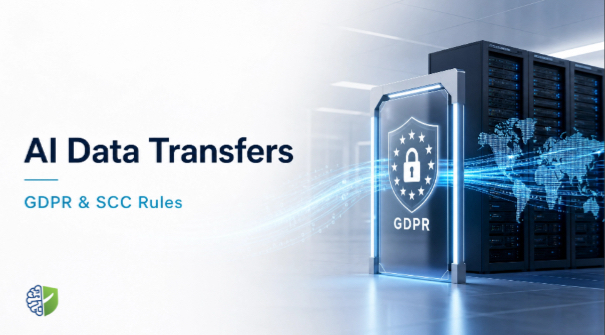 AI data transfers under GDPR and Standard Contractual Clauses with EU AI Act compliance for cross-border AI training and processing.
