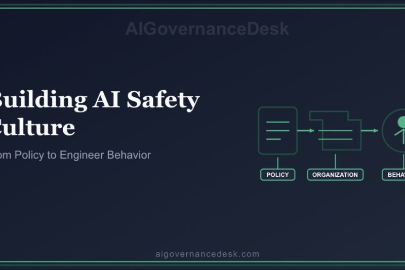 Building AI Safety Culture featured illustration — AIGovernanceDesk