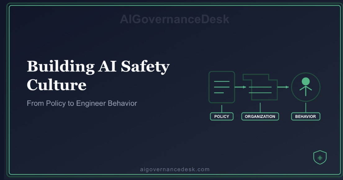 Building AI Safety Culture featured illustration — AIGovernanceDesk